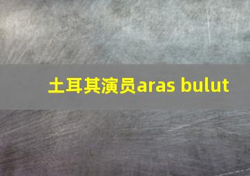 土耳其演员aras bulut